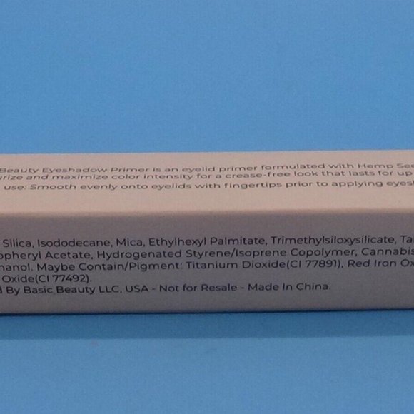 BASIC Beauty Eyeshadow Primer 10 ml / 0. 35 fl oz - Full Size - New In Box - Picture 2 of 4